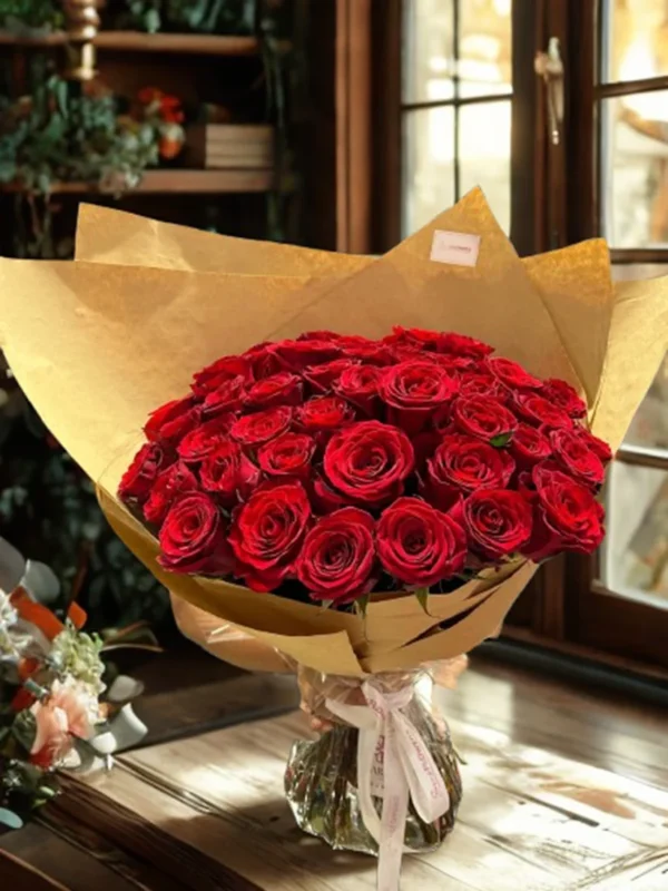 Love with 48 Red Roses - Image 2