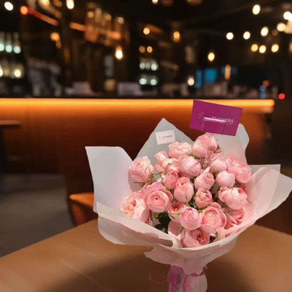 Sassy Pink Spray Roses - Image 2